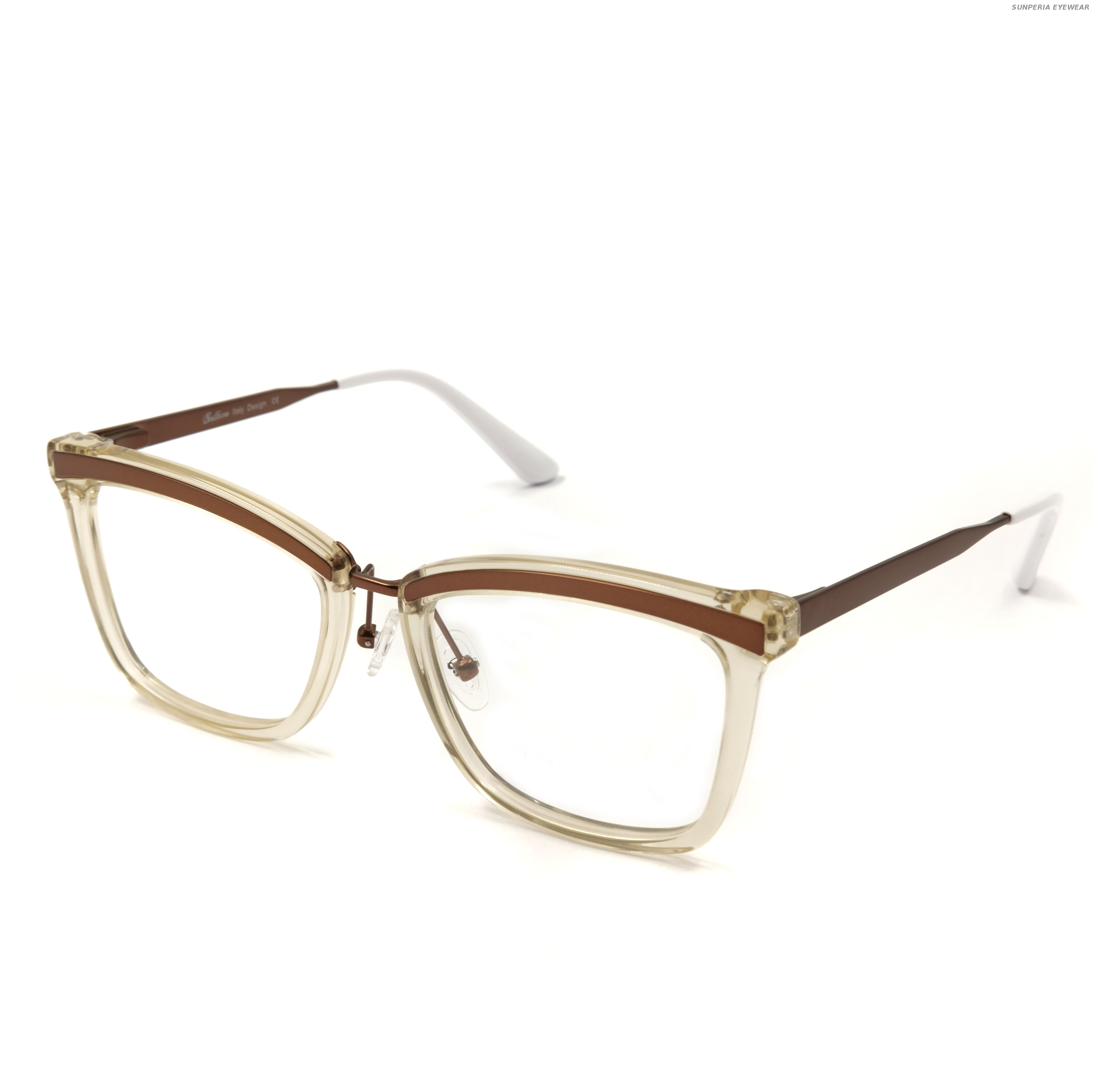 Transparent Yellow Fashion Eyeglasses Frames Optical Glasses Frame
