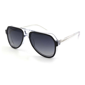 Oversized Transparent Frame UV400 Anti-ultraviolet Polarized Custom Women Sunglasses Men Classic Luxury Shades