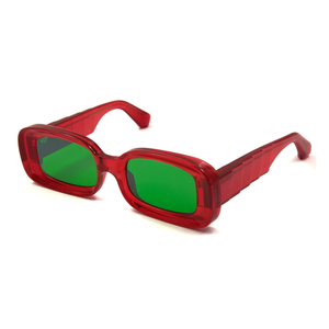 Red Acetate Frame Women Sunglasses Custom Branded Sunglasses Suppliers
