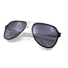 Business travel fashion trendy mens sunglasses 2022 shades grey transparent large frame polarized glass lens sunglasses river