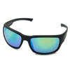 Black TR90 Blue Lens Sunglasses Custom Polarized Sunglasses Top Eyewear Manufacturers