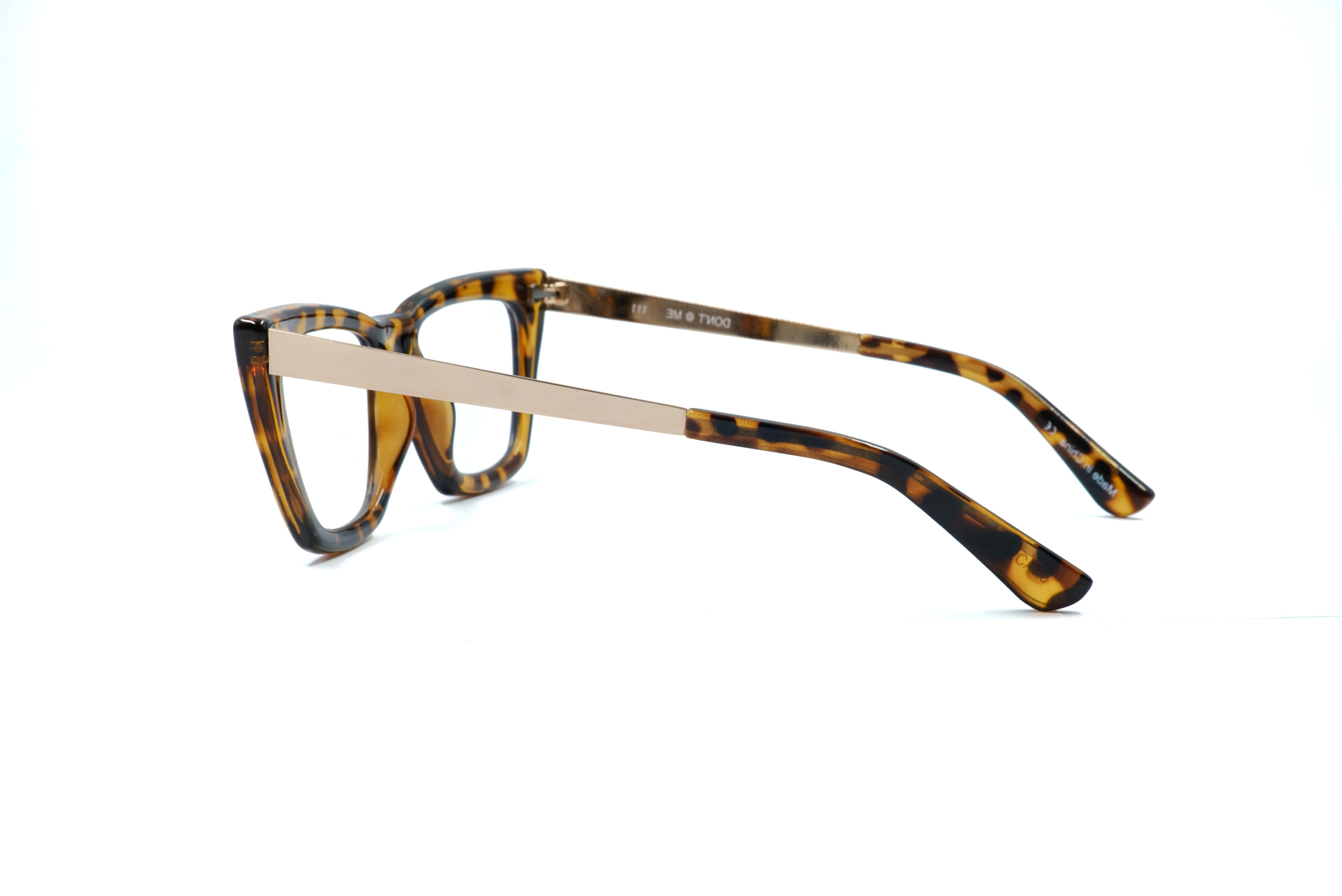 RTS Yellow copper square newest eyeglasses frames oversized Anti-blue light glasses frame 2021 women men fashion classic