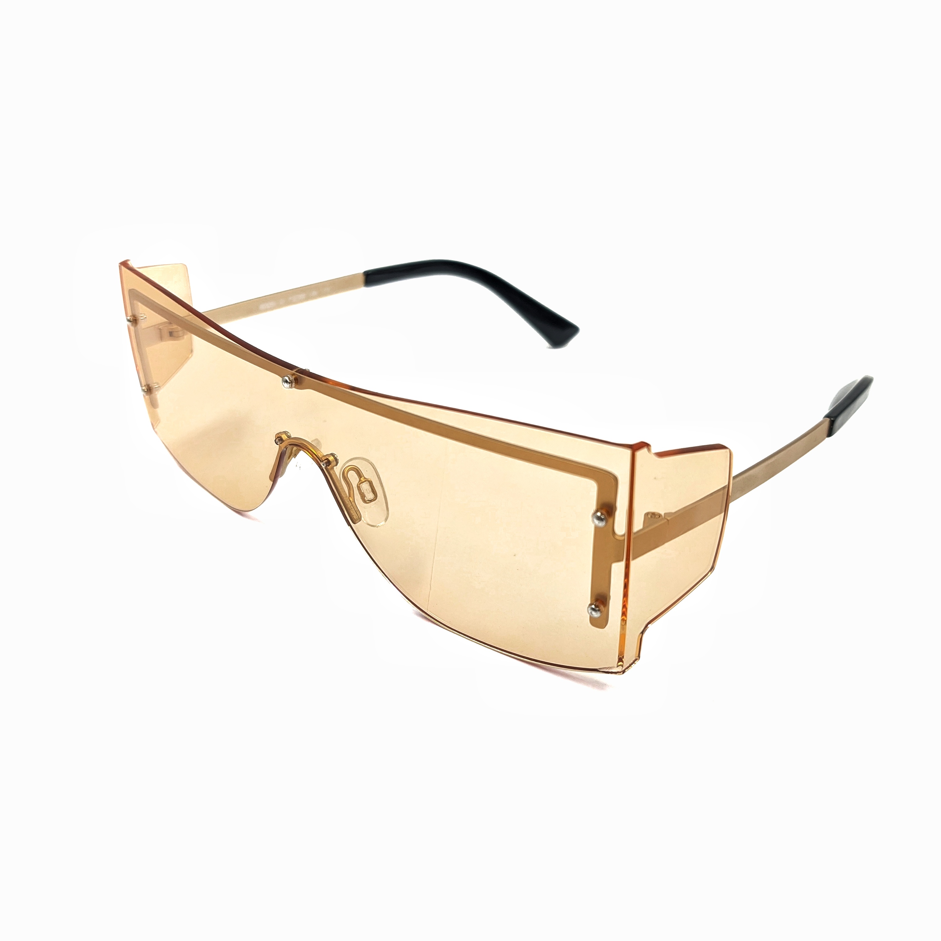 Big Frame Sunglasses 2022 Women Men Designer Inspired Sunglasses Shades Orange Transparent UV400 New Big Square Sunglasses