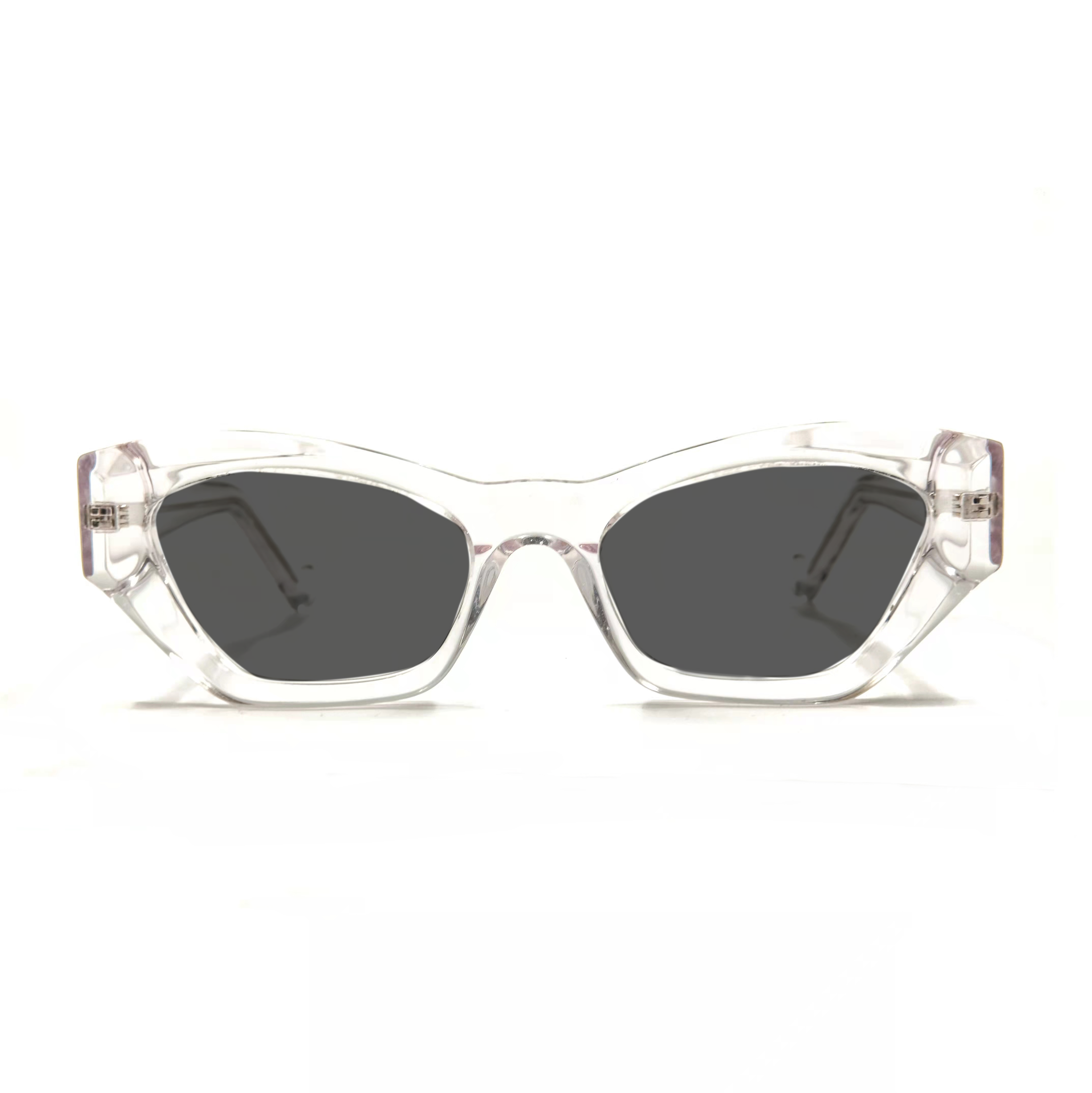 Sunperia Eyewear Custom Transparent Acetate Cat Eye Sunglasses Women Sun Glasses