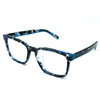 Blue Tortoiseshell Glasses Acetate Eyeglasses Frame Custom Made Eyeglass Frames Wholesale Eyewear Frames