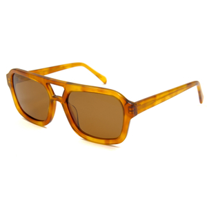 Tortoise Square Acetate Sunglasses Men Women Sunglasses Manufacturer Custom Fashion Sunglasses